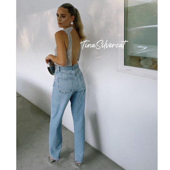 BLOGGER'S FAVE! Zara Open Back Rhinestone Top NWT - Picture 17 of 17